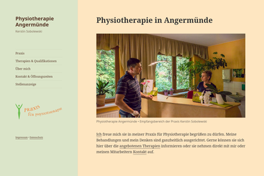 physiotherapie-sobolewski.de - Masseur Angermünde