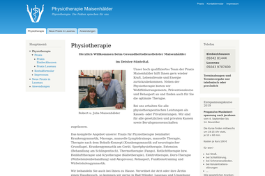 physiotherapie-maisenhaelder.de - Masseur Bad Münder Am Deister
