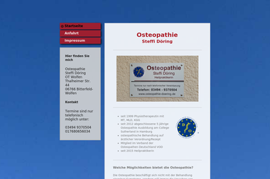 osteopathie-doering.de - Masseur Bitterfeld-Wolfen