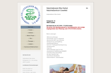 heilpraktikerin-coesfeld.de - Masseur Coesfeld