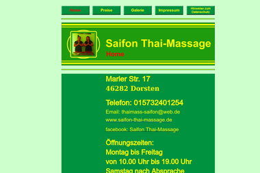 saifon-thai-massage.de - Masseur Dorsten