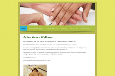 gruene-oase-wellness.de - Masseur Euskirchen