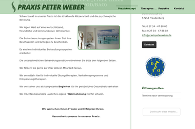 praxispeterweber.de - Masseur Freudenberg