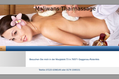 massage-thai.de - Masseur Gaggenau