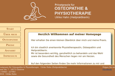 osteopathie-hahn.de - Masseur Güstrow