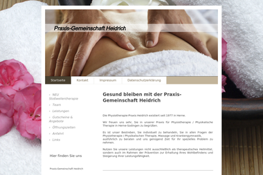 physio-heidrich.de - Masseur Herne