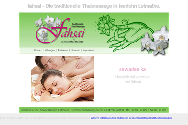 thaimassage-fahsai.de - Masseur Iserlohn