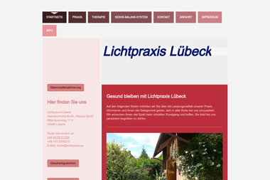 lichtpraxis.eu - Masseur Lübeck