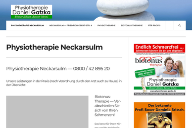 physiotherapie-neckarsulm.info - Masseur Mosbach