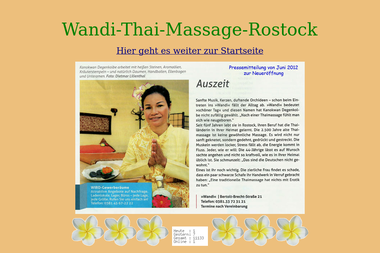 wandi-thai-massage-rostock.de - Masseur Rostock