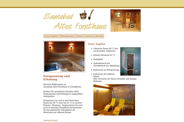 sauna-altes-forsthaus.de - Masseur Schopfheim