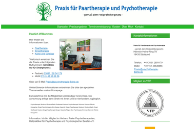 psychotherapie-bohle.de - Masseur Stralsund