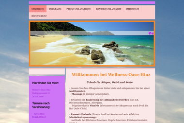 wellness-oase-hinz.de - Masseur Varel