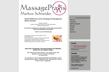 massagepraxisschneider.de - Masseur Wangen Im Allgäu
