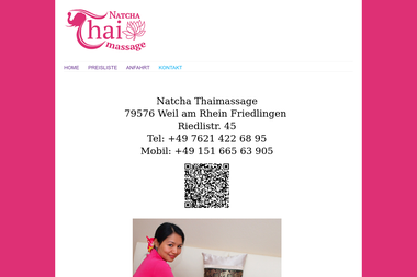natcha-thaimassage.de - Masseur Weil Am Rhein