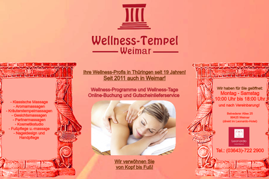 wellness-tempel-weimar.de - Masseur Weimar