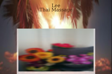 lee-thai-massage-urfeld.com - Masseur Wesseling