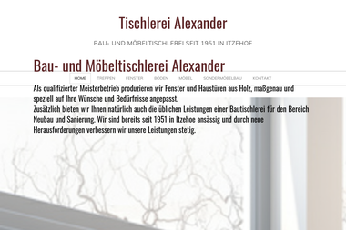 tischlerei-alexander.de - Möbeltischler Itzehoe