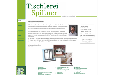 tischlerei-spillner.de - Möbeltischler Osterode Am Harz