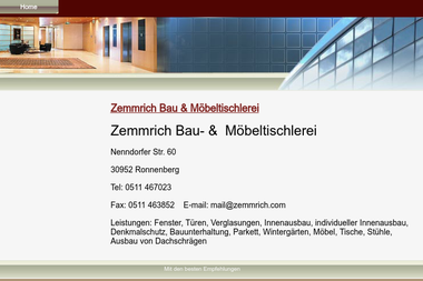zemmrich.com - Möbeltischler Ronnenberg