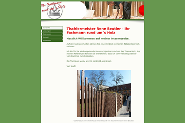 tischlermeister-beutler.de - Möbeltischler Rudolstadt