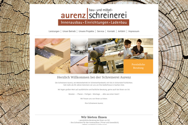 aurenz-schreinerei.de - Möbeltischler Schorndorf