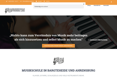 lass-musik.de - Musikschule Ahrensburg