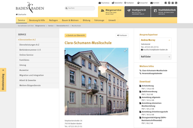 clara-schumann.de - Musikschule Baden-Baden