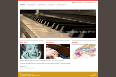 musikunterricht-rosenkranz.de - Musikschule Bergisch Gladbach