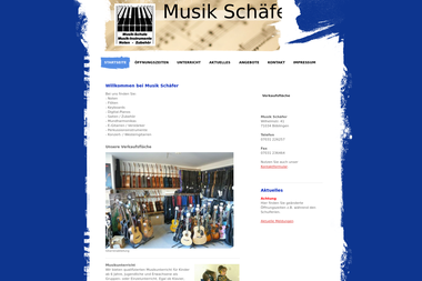 musik-schaefer.de - Musikschule Böblingen