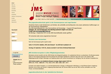 jugendmusikschule-breisach.de - Musikschule Breisach Am Rhein