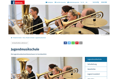 jugendmusikschule-bremerhaven.de - Musikschule Bremerhaven