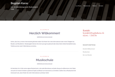 bogdankaras.de - Musikschule Celle