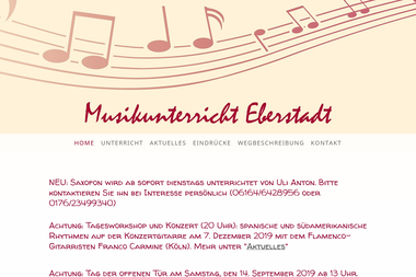 musikunterricht-eberstadt.de - Musikschule Darmstadt