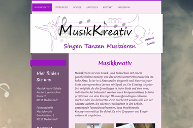 musikkreativ.de - Musikschule Duderstadt