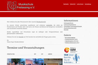 musikschule-freilassing.de - Musikschule Freilassing