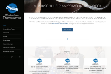 musikschule-pianissimo.de - Musikschule Gladbeck