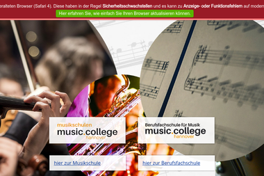 musiccollege-hannover.de - Musikschule Hannover