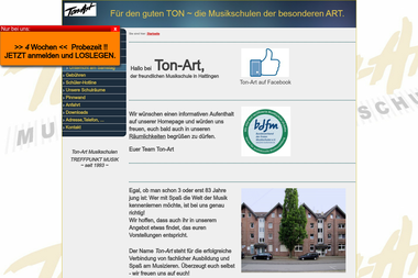 ton-art-musikschulen.de - Musikschule Hattingen