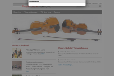 musikschule.herford.de - Musikschule Herford