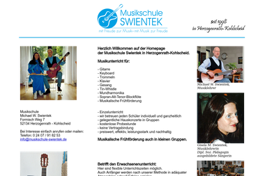 musikschule-swientek.de - Musikschule Herzogenrath