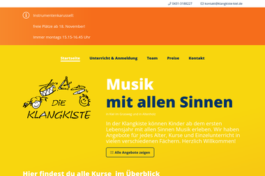 klangkiste-kiel.de - Musikschule Kiel