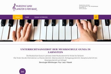 musikschule-gunia-lahnstein.de - Musikschule Lahnstein