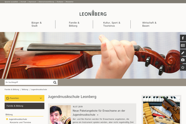 leonberg.de/Familie-Bildung/Bildung/Jugendmusikschule - Musikschule Leonberg