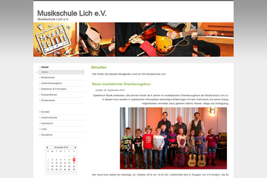 musikschule-lich.de - Musikschule Lich