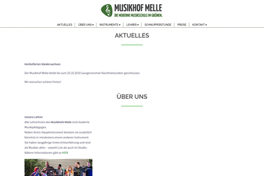 musikhof-melle.de - Musikschule Melle