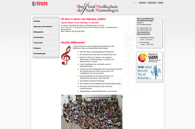 musik.memmingen.de - Musikschule Memmingen