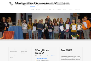 markgraefler-gymnasium.de - Musikschule Müllheim