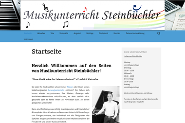 musikunterricht-steinbuechler.de - Musikschule München