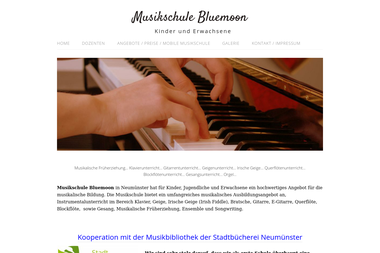 bluemoon-musikschule.de - Musikschule Neumünster